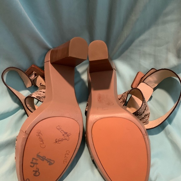 NWOB Coach python wrap sandals - Picture 3 of 5